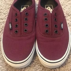 Maroon Vans